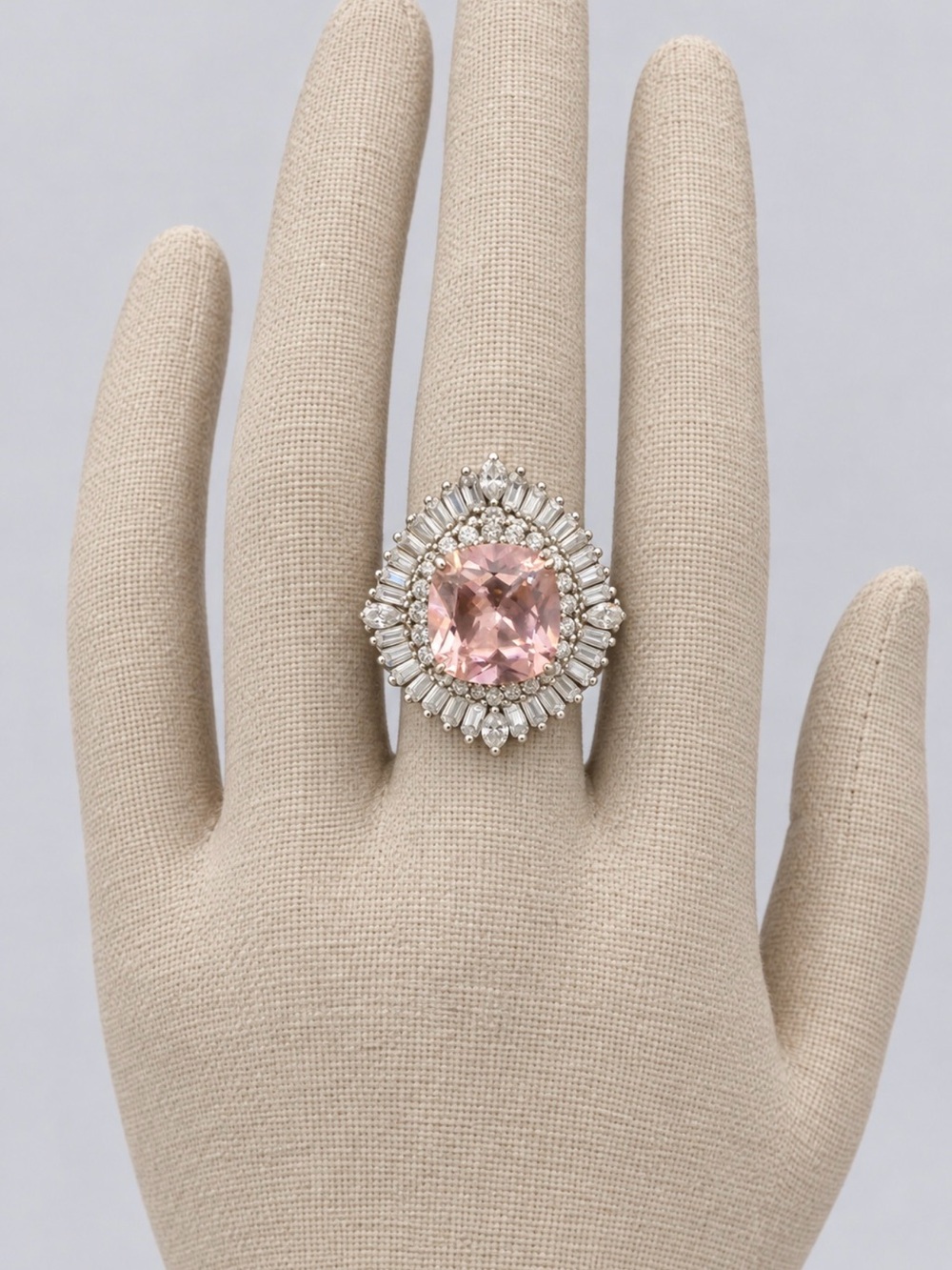 Elegant Pink Gemstone Ring